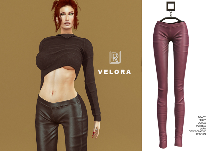 RAPTURE-Pants Velora-Wine