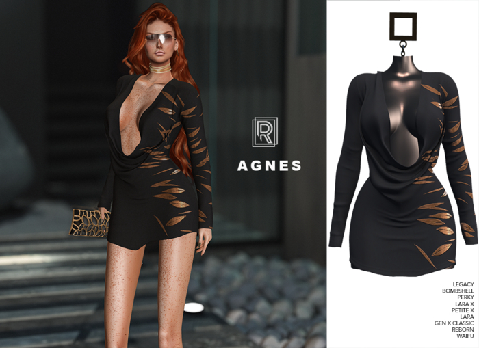 RAPTURE-Dress Agnes-Raven