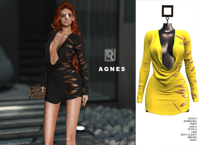RAPTURE-Dress Agnes-Lemon