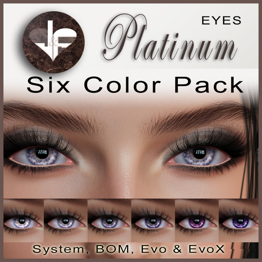 January ~ Eyes Platinum Purple