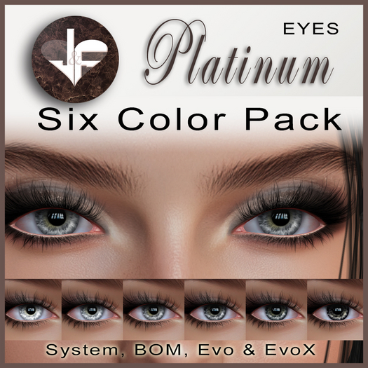 January ~ Eyes Platinum Gray