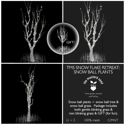 tms snowflake retreat: snowball plants  *WEAR*