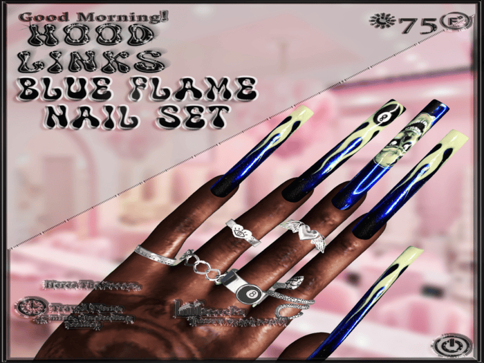{HOODLINKS}BLUE FLAME SET