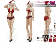 MI970057 Santa Halter Romper Suit FITMESH