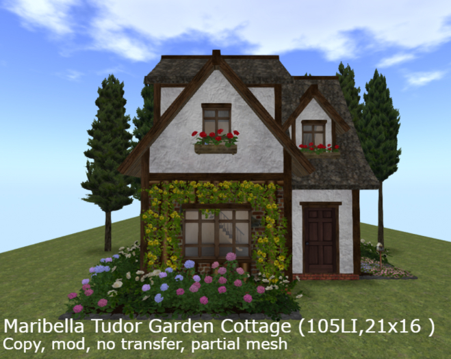Maribella Tudor Garden Cottage (105LI,21x16 )