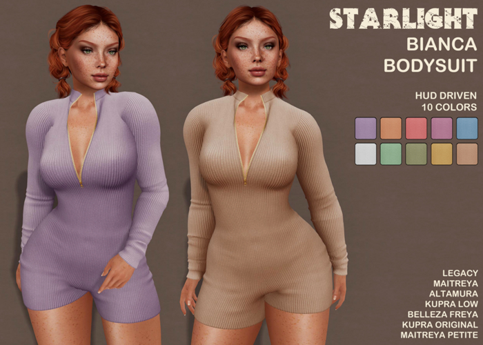 :: SA ::  Bianca - Knit Bodysuit with HUD