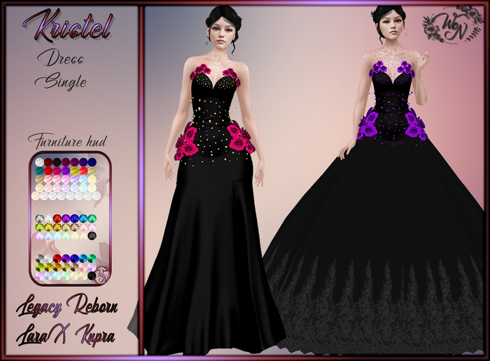.:WoN:.Kristel dress black