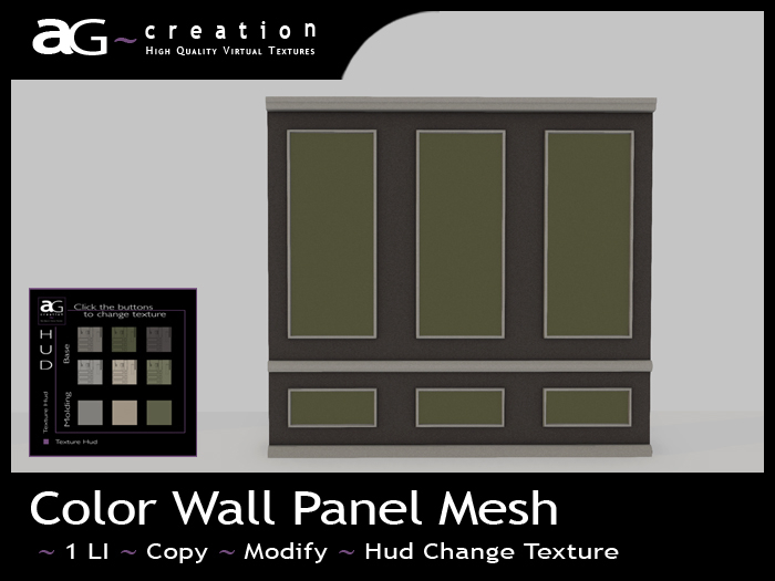 ~AG~ Creation ~ Color Wall Panel Mesh