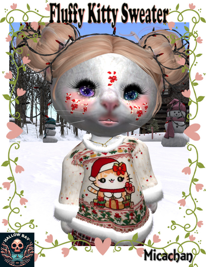 Dinkies Fluffy Kitty Sweater
