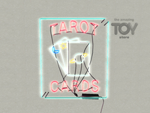 SPELL : Tarot Cards Neon Sign - RARE