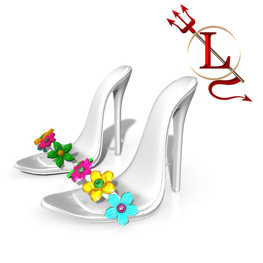White Flower Heels LEGACY