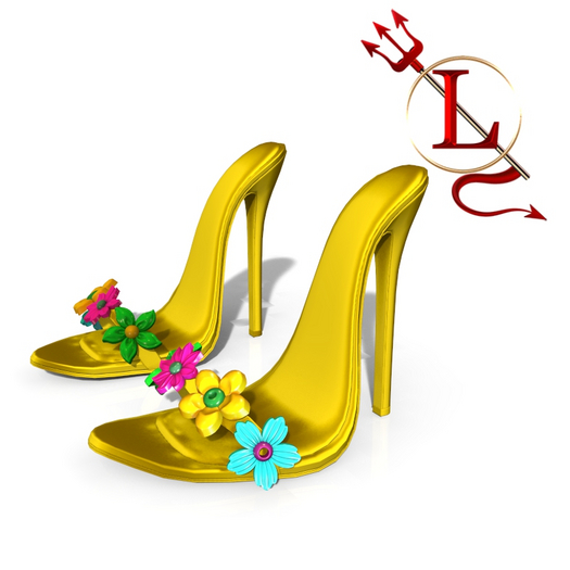 Yellow Flower Heels LEGACY