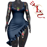 Navy Valerie Dress Kupra