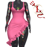 Pink Valerie Dress Kupra