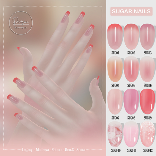 PRC- Sugar nails Set