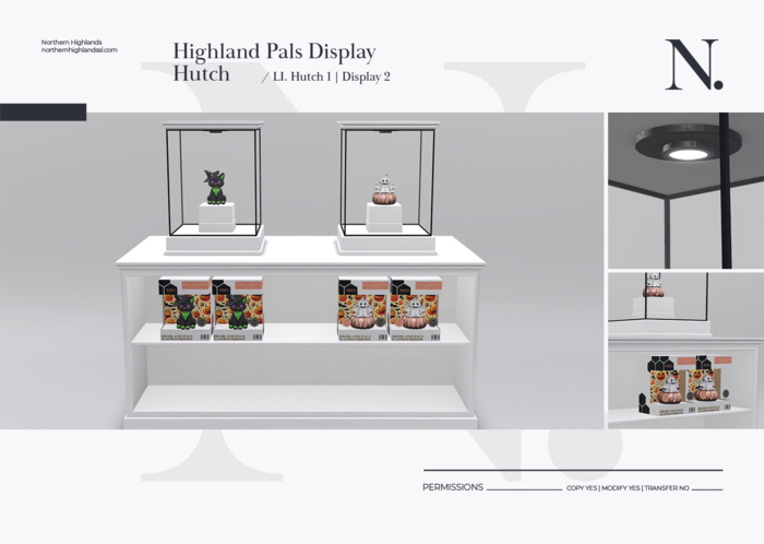 N. Highland Pals: Display Hutch