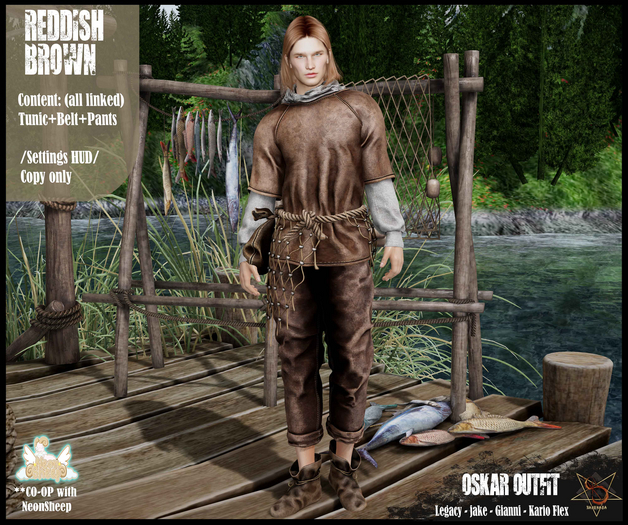 //RKS// Oskar SingleColor - Reddish Brown