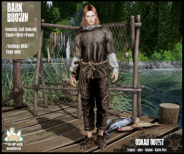 //RKS// Oskar SingleColor - Dark Brown