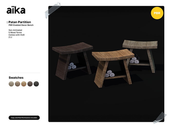 aika - Patan Towel Bench (add)