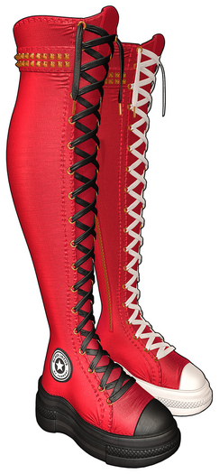 [BL] Astrid boots // cherry