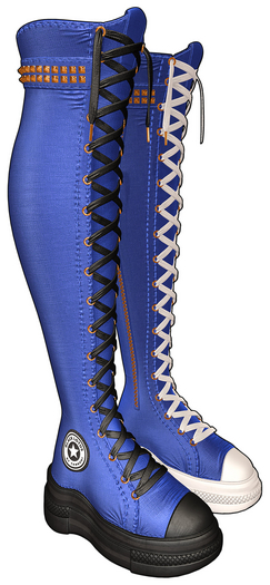 [BL] Astrid boots // cobalt