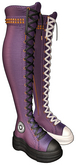 [BL] Astrid boots // grape