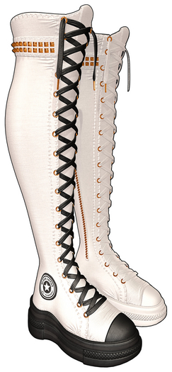 [BL] Astrid boots // ivory