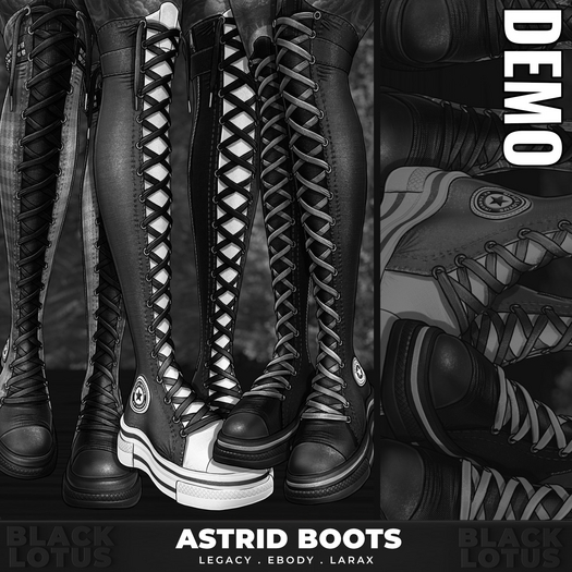 [BL] Astrid boots // FATPACK DEMO