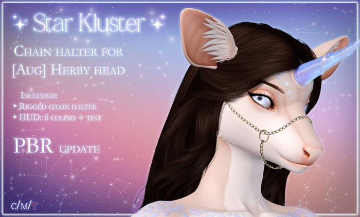 *Star Kluster* Chain halter for Herby heads PBR Update