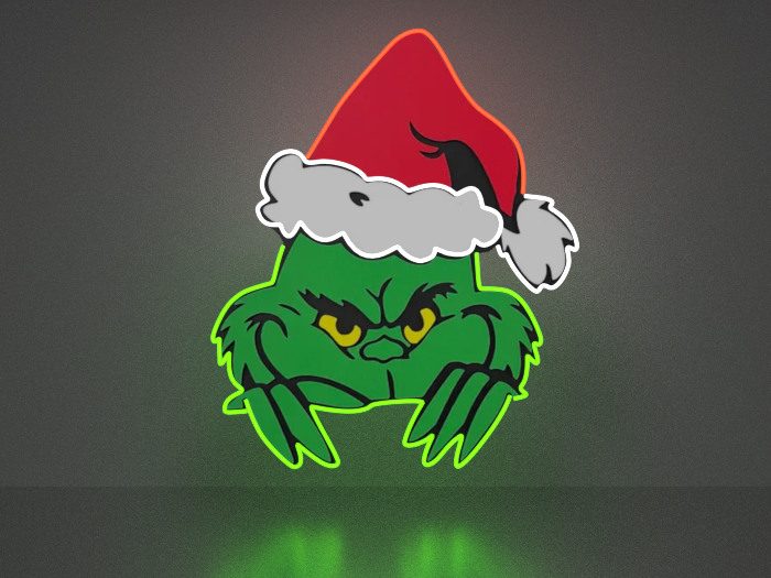 Grinch 5 Neon picture Full Permission