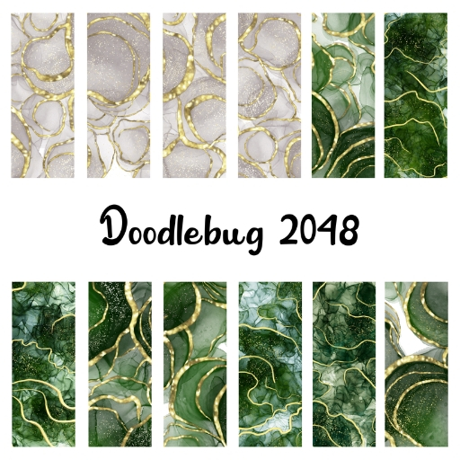 Full Perm White & Green Ink Textures 1-2048