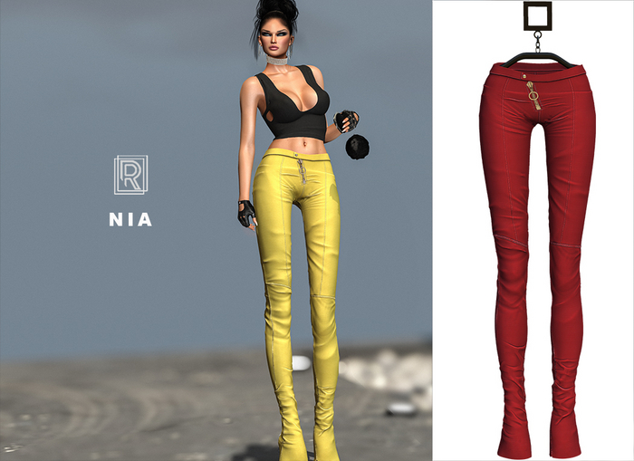 RAPTURE-Pants Nia-Foxy Red