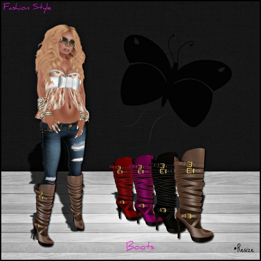 *Fashion Style* Boots Red