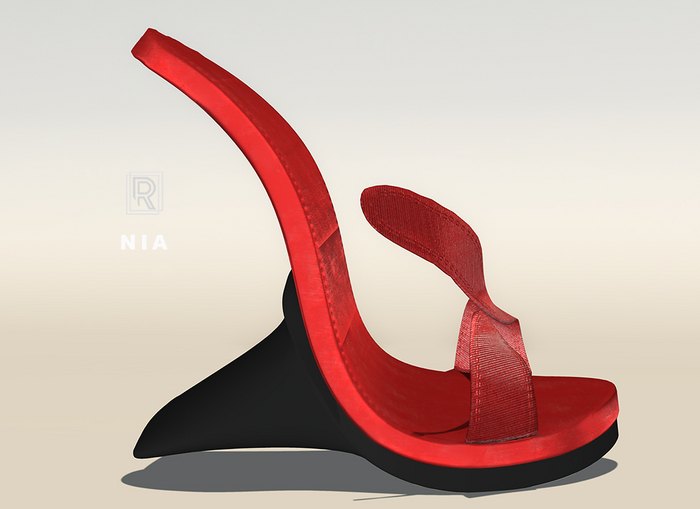 RAPTURE-Shoes Nia-Foxy Red