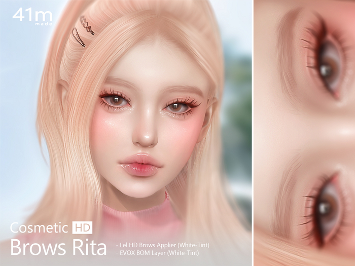 41m / HD Brows Rita / Lelutka EvoX