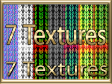 Zoy Texture [ Interlace Knit Seamless 01 ] 7 Textures