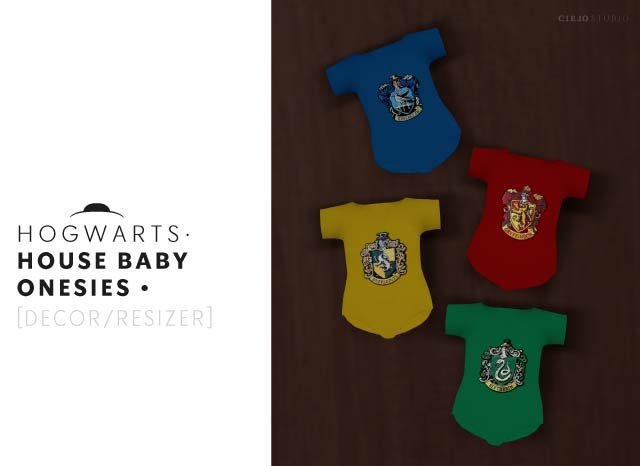 Hogwarts HOUSE BABY ONESIES DECOR