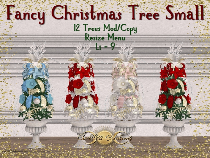 )O( GC: Fancy Christmas Tree Set-Small 