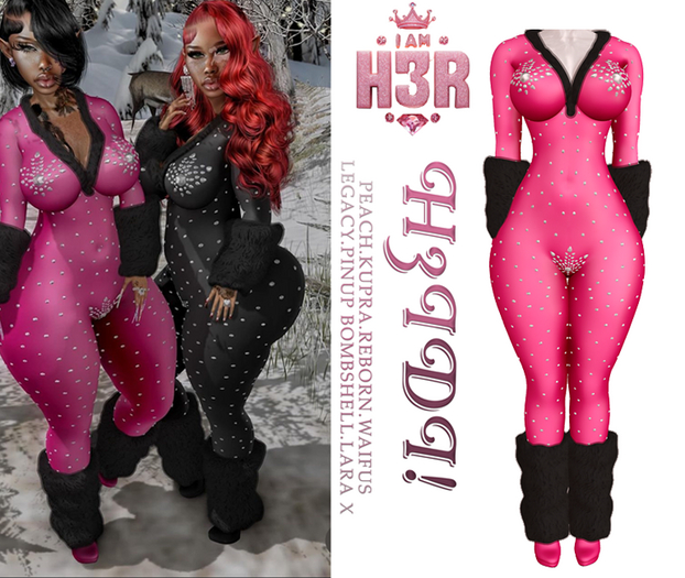 .iAmH3r! - H3idi! Suit - Barbs/Blk