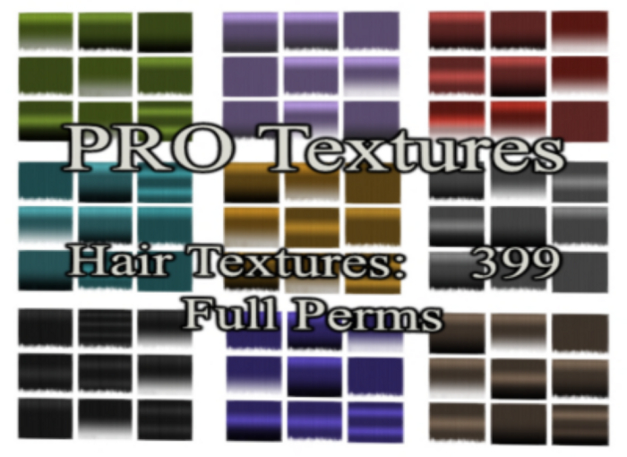 375 Hair Textures - PRO Textures