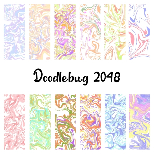 Full Perm Rainbow Marble Textures 2-2048