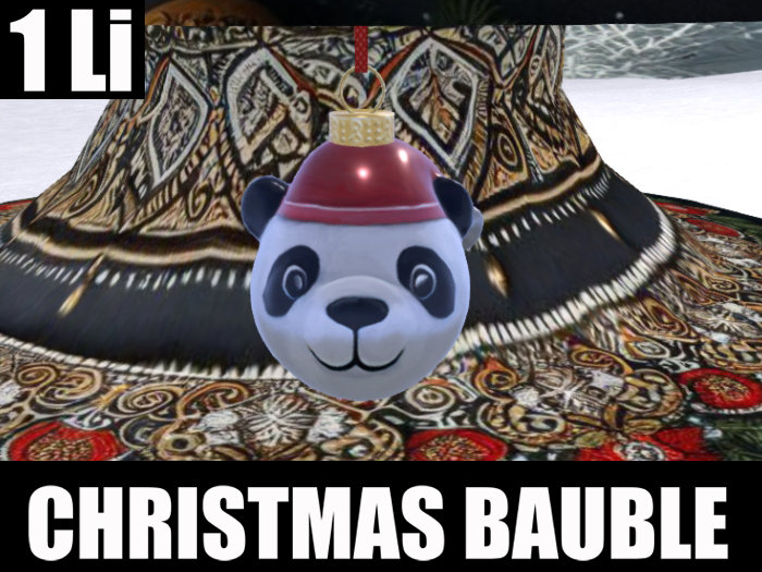 Christmas Bauble Panda