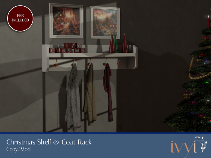ivyi - Christmas Shelf & Coat Rack