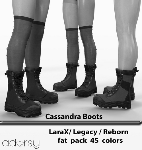 adorsy - Cassandra Boots DEMO - LaraX/Legacy/PetiteX/Reborn/Waifu