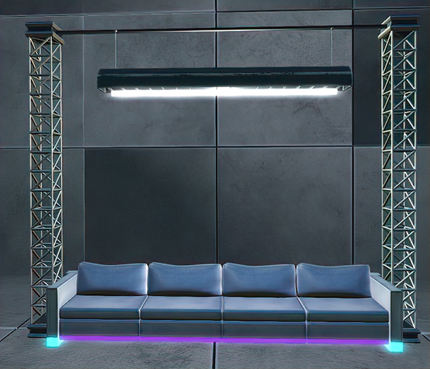 Neon Luxe Sofa