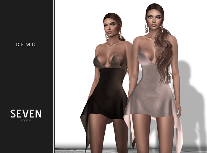 SEVEN - ZYNA mesh DRESS (demo)