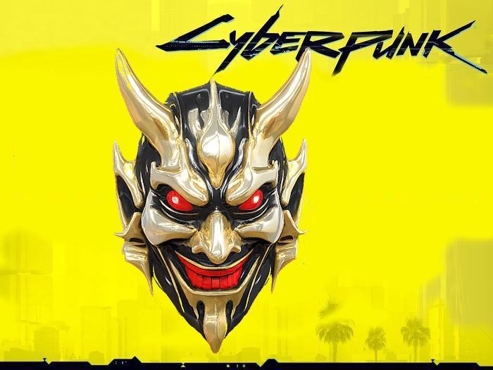 Original Cyberpunk Ronin Phantom Mask PBR Full Perm