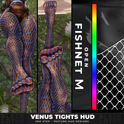 [BL] Venus tights HUD - fishnet tights open med