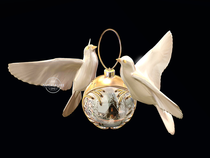 *AvaWay* Merry Christmas_Ball #6 RARE