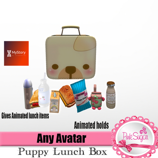 PS Mystory Lunchbox Puppy